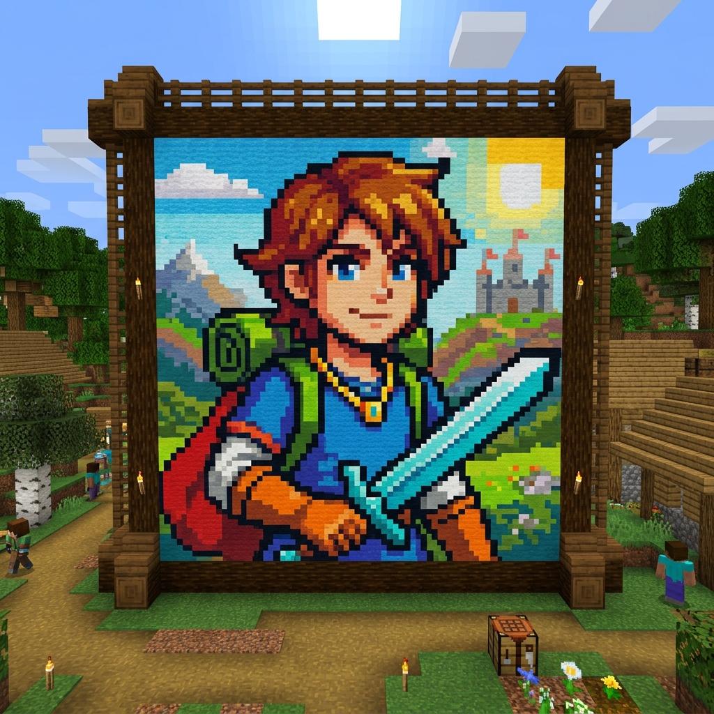 Como Converter Qualquer Imagem em Pixel Art de Blocos no Minecraft: O Guia Definitivo