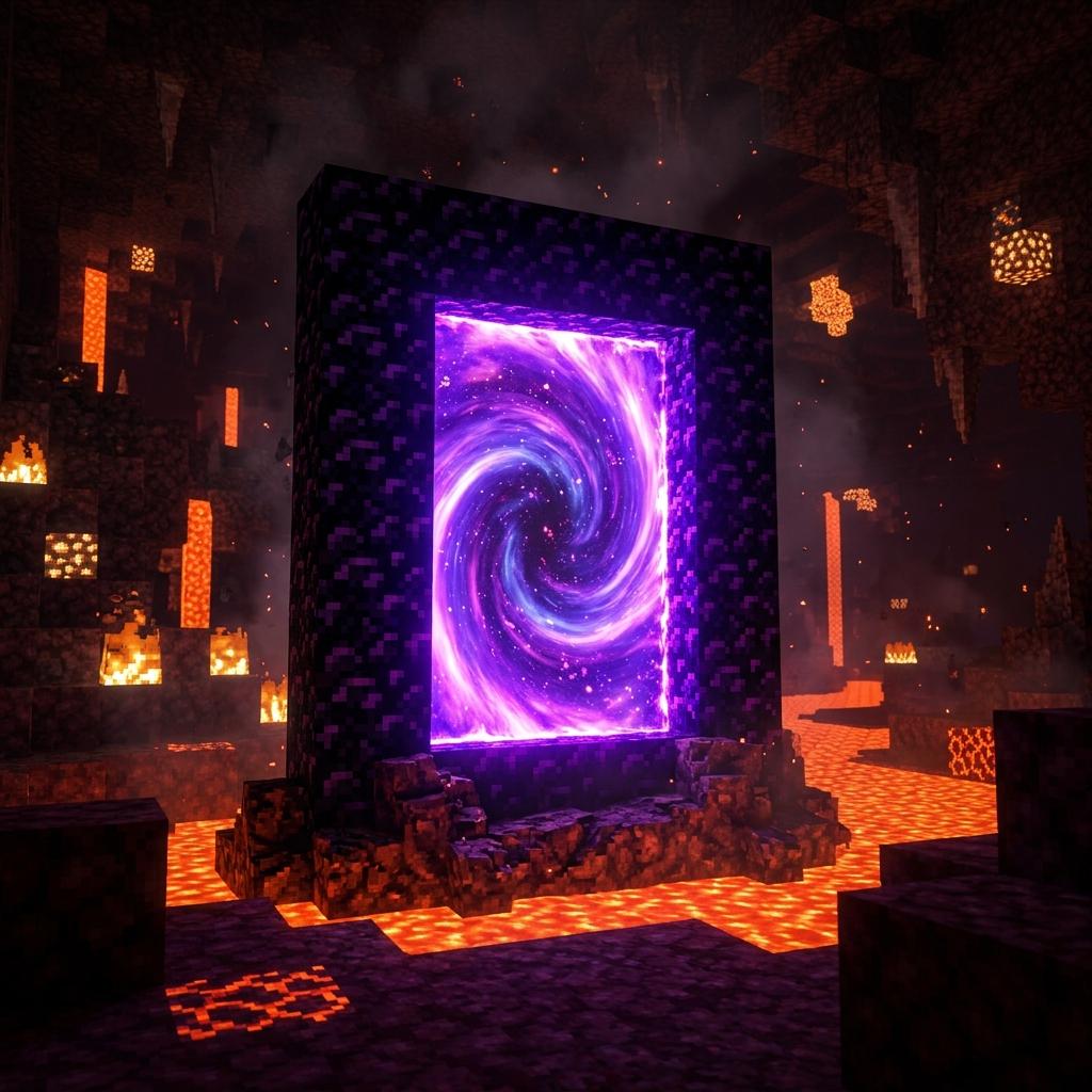 Como Linkar Portais do Nether no Minecraft Sem Erros